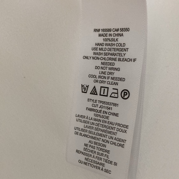 Joie Silk Ruffle Embroidery Blouse XS - Picture 4 of 4